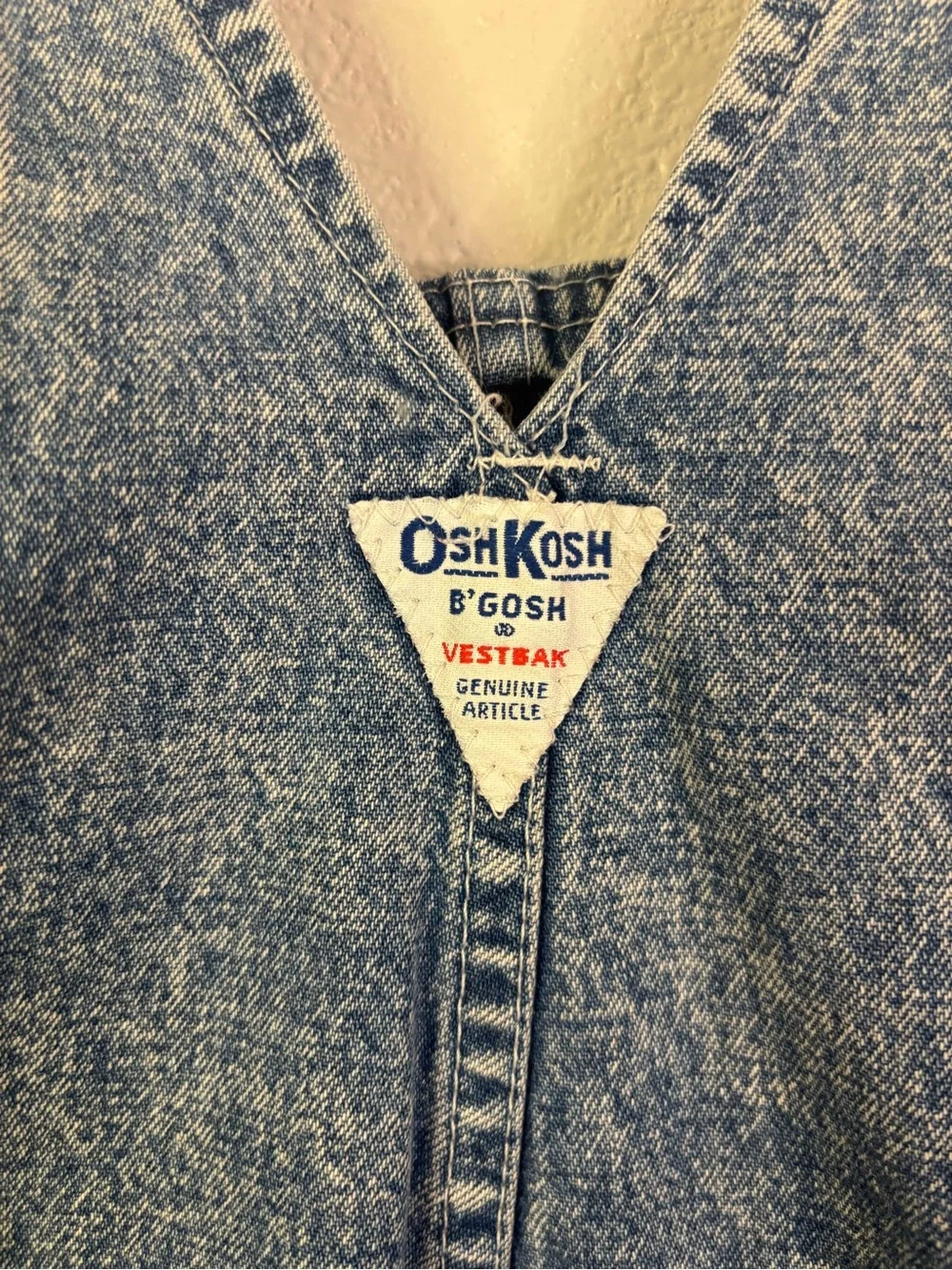 OshKosh B'gosh Vintage Wash Blue Denim Overalls for Kids